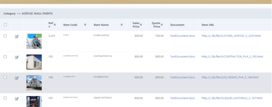 Grids and reports